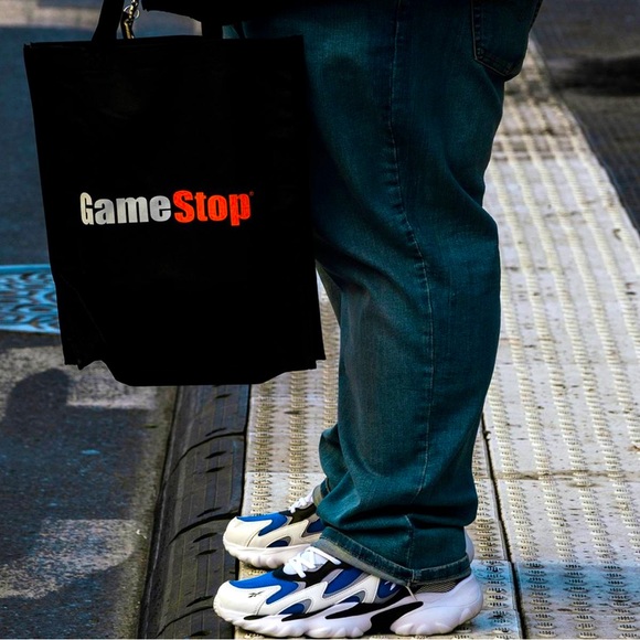 Exclusive GameStop Tote. Eco Friendly Gamestop shopping bag. Gaming Fashion - Picture 1 of 4
